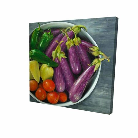 FONDO 16 x 16 in. Bowl of Vegetables-Print on Canvas FO2788896